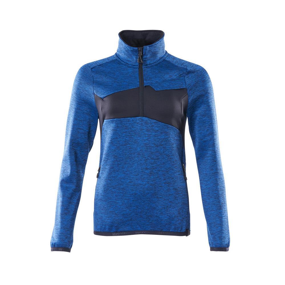 Fleece svetr s krátkým zipem, dámská mikrofleecová bunda
