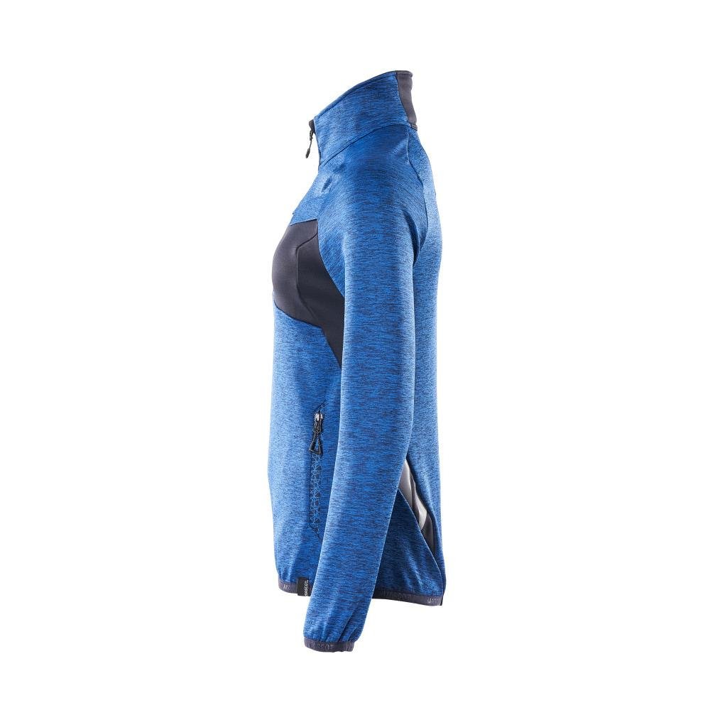 Fleece svetr s krátkým zipem, dámská mikrofleecová bunda