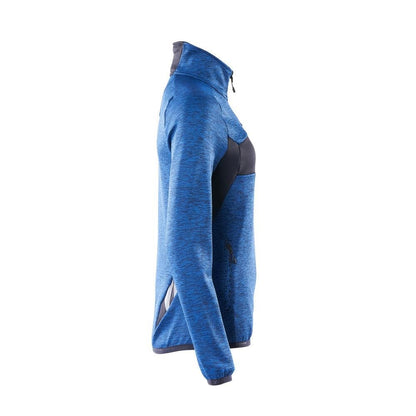 Fleece svetr s krátkým zipem, dámská mikrofleecová bunda