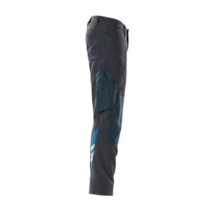 Kalhoty, kapsy na kolenou, kalhoty ULTIMATE STRETCH, černo-modré