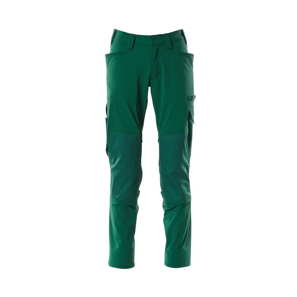 Kalhoty, kapsy na kolenou, kalhoty ULTIMATE STRETCH, zelené