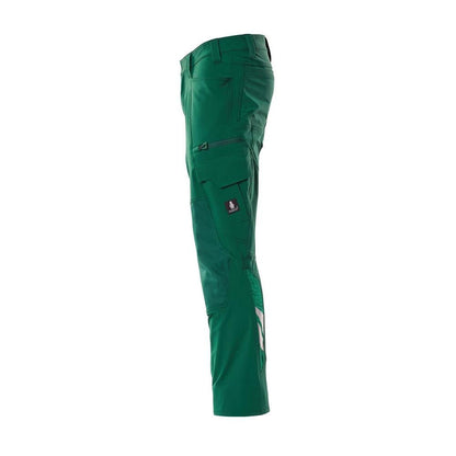 Kalhoty, kapsy na kolenou, kalhoty ULTIMATE STRETCH, zelené