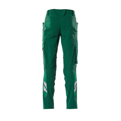 Kalhoty, kapsy na kolenou, kalhoty ULTIMATE STRETCH, zelené