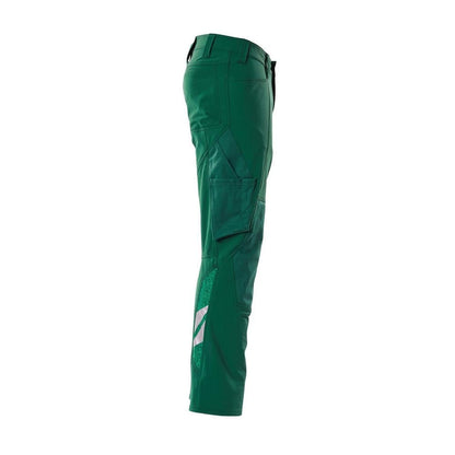 Kalhoty, kapsy na kolenou, kalhoty ULTIMATE STRETCH, zelené