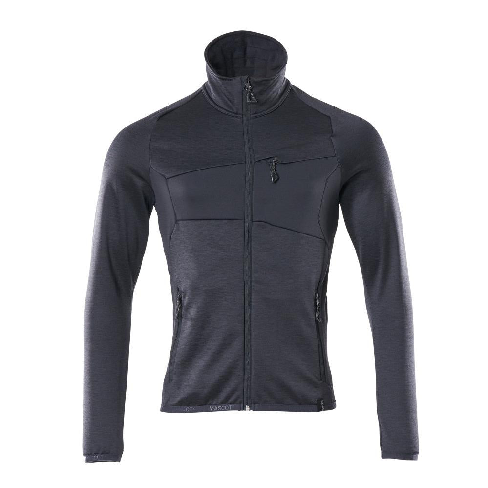 Fleece pulovr s mikrofleecovou bundou na zip