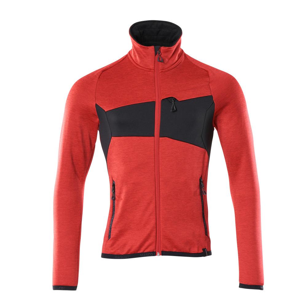 Fleece pulovr s mikrofleecovou bundou na zip