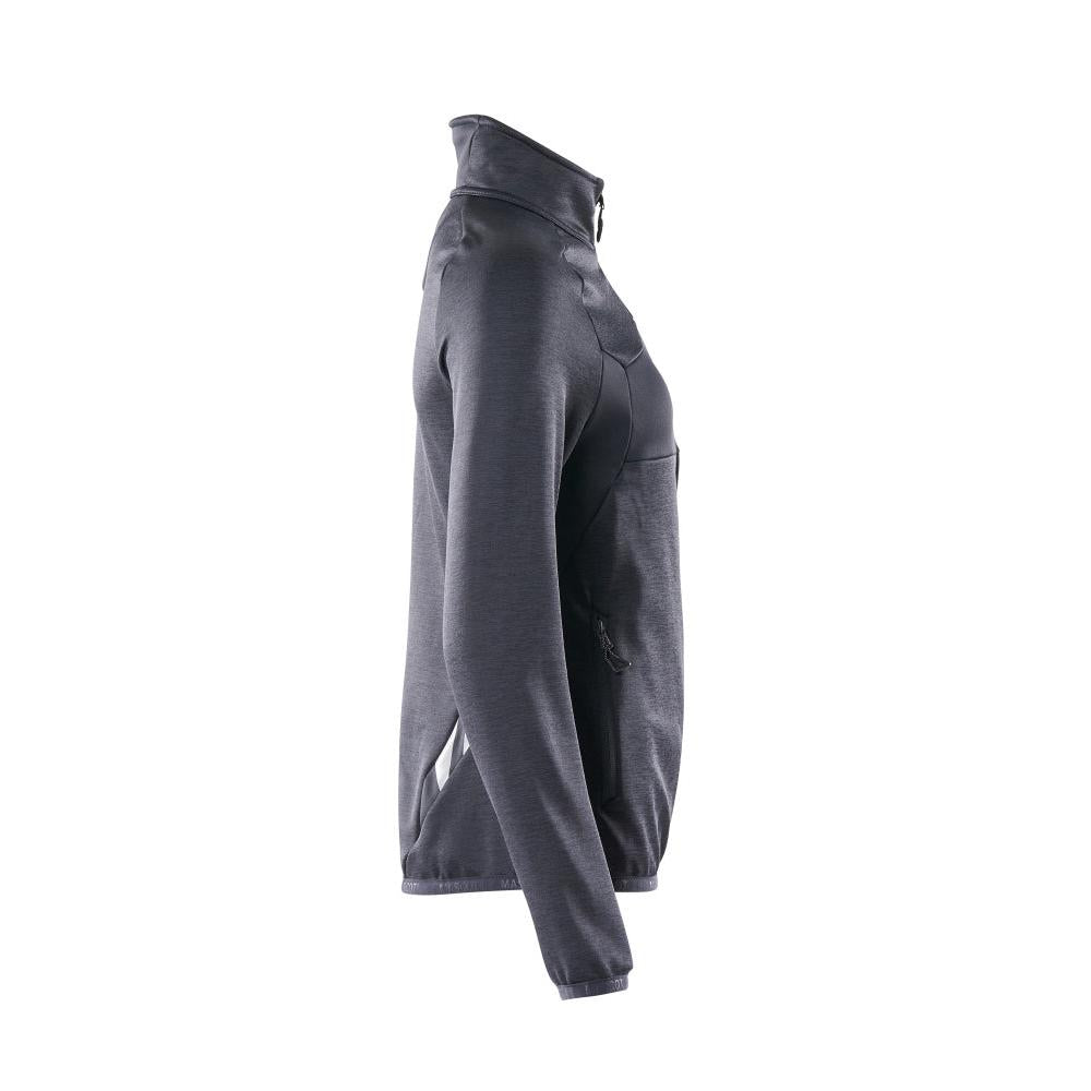 Fleece pulovr na zip, dámská mikrofleecová bunda