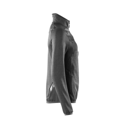 Fleece pulovr na zip, dámská mikrofleecová bunda