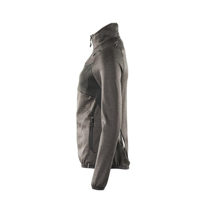Fleece pulovr na zip, dámská mikrofleecová bunda