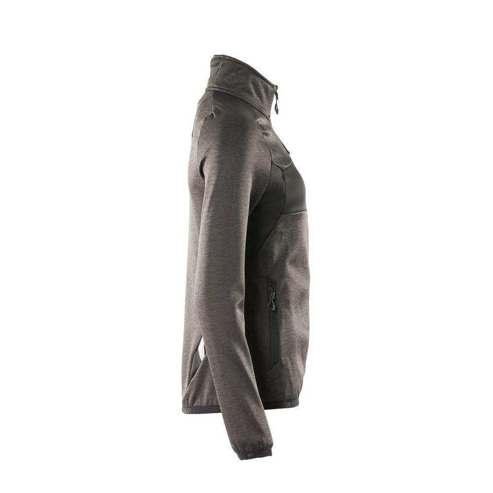 Fleece pulovr na zip, dámská mikrofleecová bunda