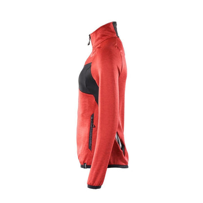 Fleece pulovr na zip, dámská mikrofleecová bunda