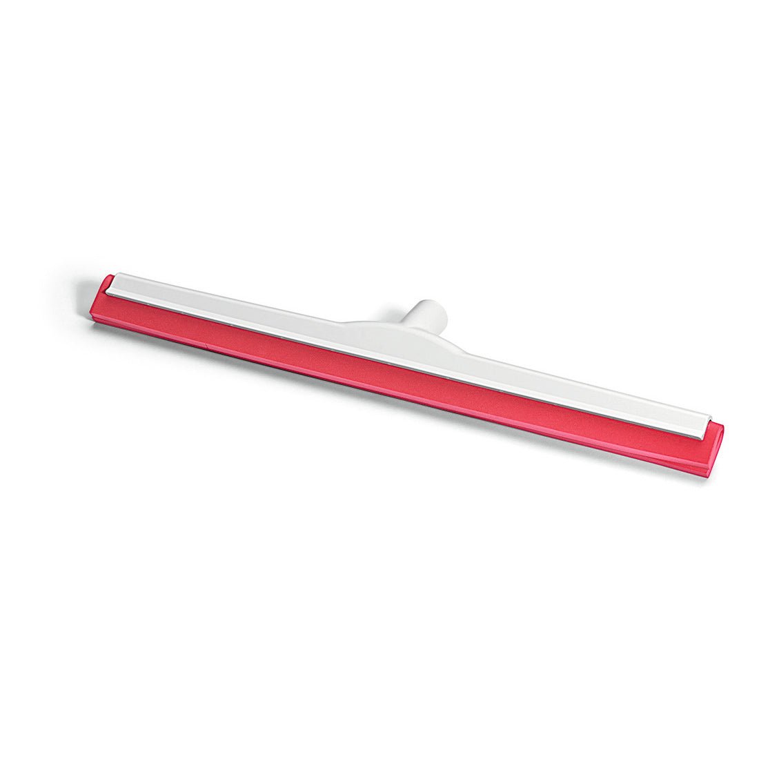 Nölle Profi Brush HACCP stěrka má konstrukci vyztuženou skelnými vlákny, hygienickou gumu, centrální úchyt (německý závit) a je v červené a bílé na bílém pozadí. Značka: Nölle Profi Brush Bürsten- & Pinseltechnik e.K.