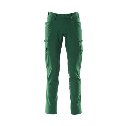 Kalhoty, stehenní kapsy, kalhoty ULTIMATE STRETCH, zelené