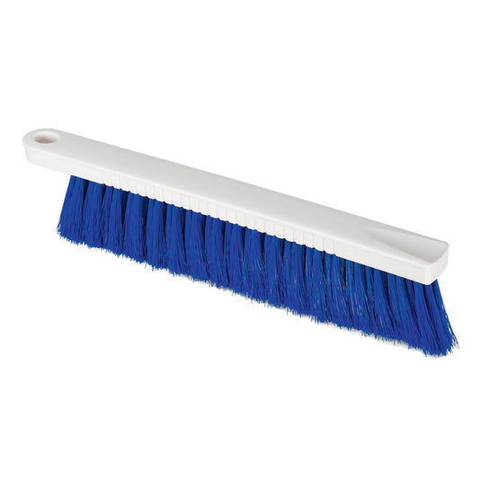 Nölle Profi Brush HACCP moučný kartáč (30 cm, 0,25 mm měkké štětiny) od Nölle Profi Brush Bürsten- & Pinseltechnik e.K. je bílý plastový ruční kartáč s hustými modrými štětinami a otvorem pro zavěšení - ideální pro potravinářský průmysl.