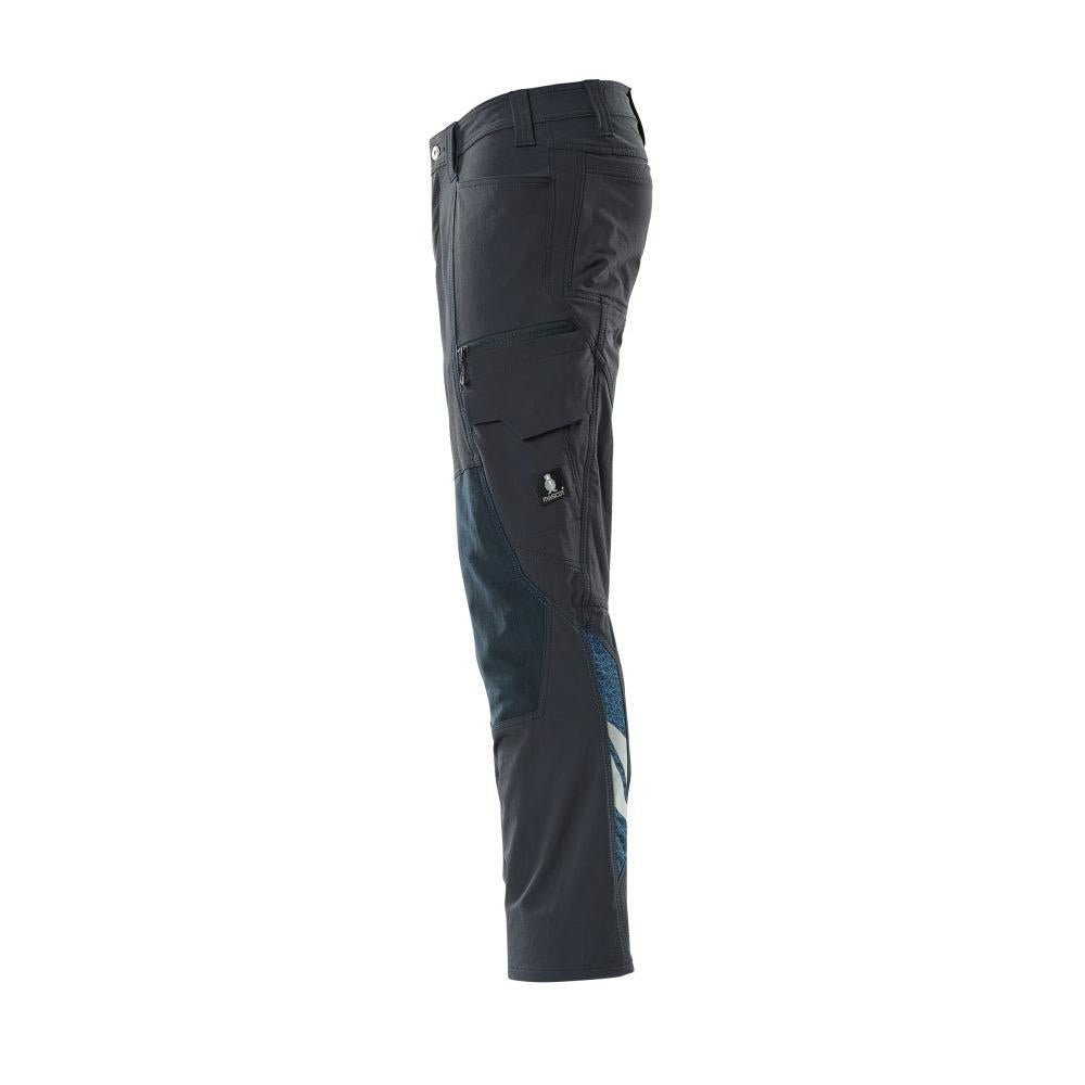 Kalhoty, kapsy na kolenou, kalhoty ULTIMATE STRETCH, černo-modré