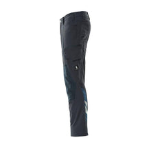 Kalhoty, kapsy na kolenou, kalhoty ULTIMATE STRETCH, černo-modré