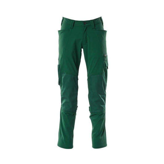 Kalhoty, kapsy na kolenou, kalhoty ULTIMATE STRETCH, zelené