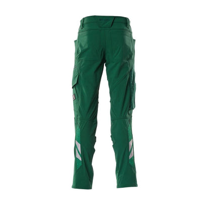 Kalhoty, kapsy na kolenou, kalhoty ULTIMATE STRETCH, zelené