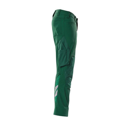 Kalhoty, kapsy na kolenou, kalhoty ULTIMATE STRETCH, zelené