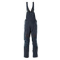 Dungarees, kolenní kapsy, strečové vsadky Dungarees, černo-modré