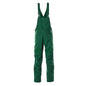 Dungarees, kolenní kapsy, strečové vsadky Dungarees, zelené