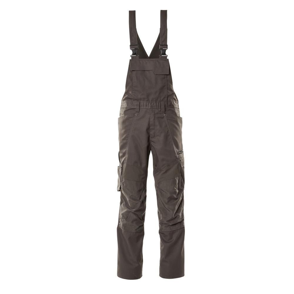 Dungarees, kolenní kapsy, strečové vsadky Dungarees, tmavě antracit