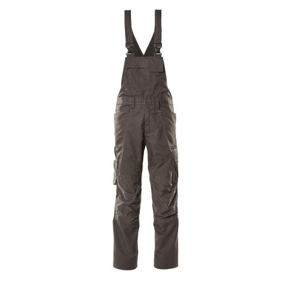Dungarees, kolenní kapsy, strečové vsadky Dungarees, tmavě antracit