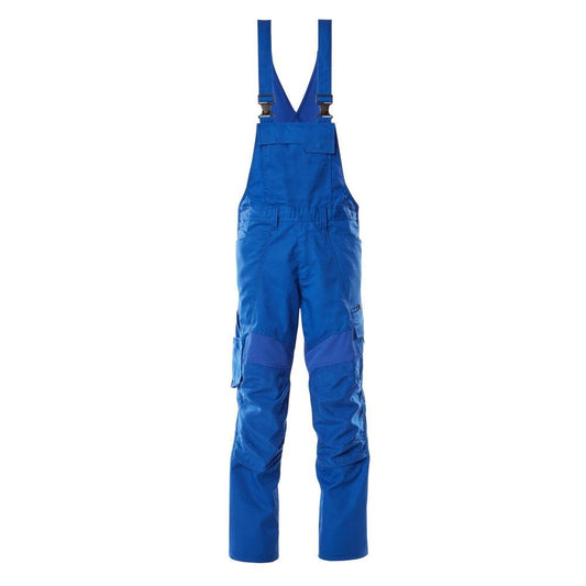 Dungarees, kapsy na kolena, strečové vsadky Dungarees, azurově modré