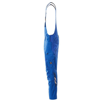 Dungarees, kapsy na kolena, strečové vsadky Dungarees, azurově modré