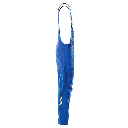 Dungarees, kapsy na kolena, strečové vsadky Dungarees, azurově modré