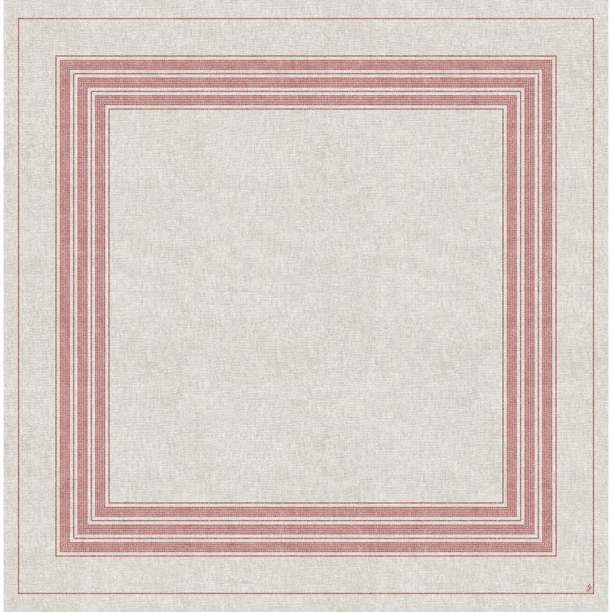 Středové ubrusy Dunicel 84 x 84 cm od společnosti Duni GmbH mají strukturovanou béžovou látku s pěti tenkými červenými okraji - perfektní jako stolní dekorace nebo jako doplněk vaší Cocina bordeaux. Prodává se v baleních po 20 kusech.