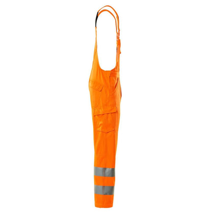 Dungarees, obyčejné montérky, hi-vis oranžové
