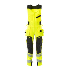 Kombinované kalhoty, závěsné kapsy, kombinované kalhoty ULTIMATE STRETCH, hi-vis žlutá/černá