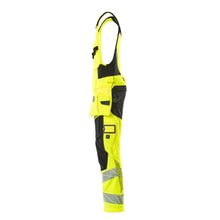 Kombinované kalhoty, závěsné kapsy, kombinované kalhoty ULTIMATE STRETCH, hi-vis žlutá/černá