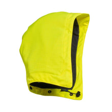 Kapuce na ochrannou přilbu, nastavitelná kapuce velikosti ONE, hi-vis žlutá | Balení (1 kus)