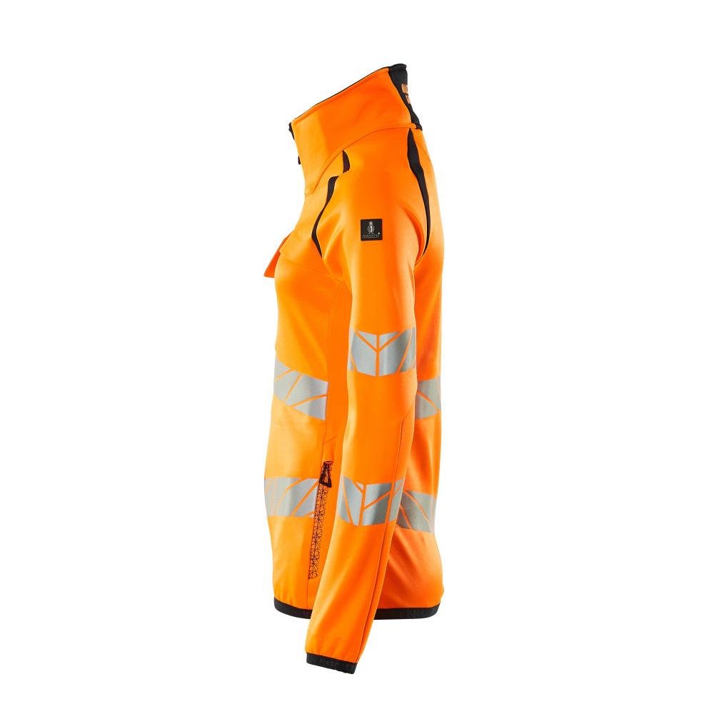 Fleece svetr na zip, dámská mikrofleecová bunda Multisafe