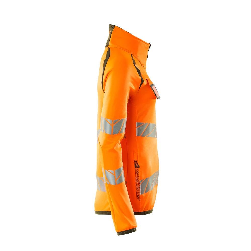 Fleece svetr na zip, dámská mikrofleecová bunda Multisafe