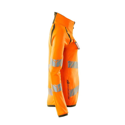 Fleece svetr na zip, dámská mikrofleecová bunda Multisafe