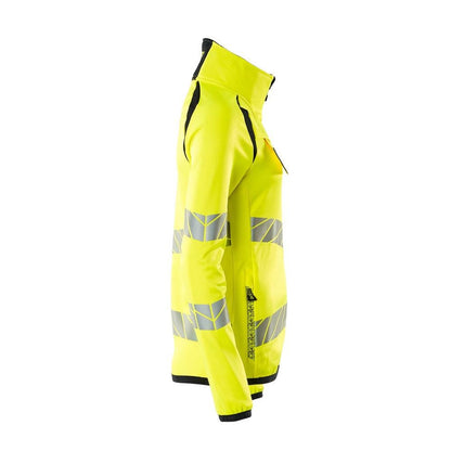 Fleece svetr na zip, dámská mikrofleecová bunda Multisafe