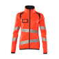 Fleece svetr na zip, dámská mikrofleecová bunda Multisafe