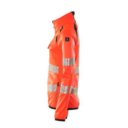 Fleece svetr na zip, dámská mikrofleecová bunda Multisafe