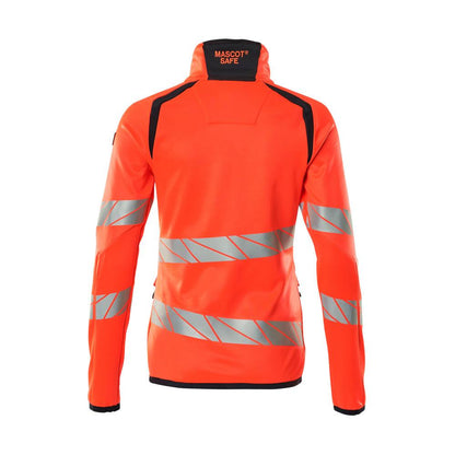 Fleece svetr na zip, dámská mikrofleecová bunda Multisafe