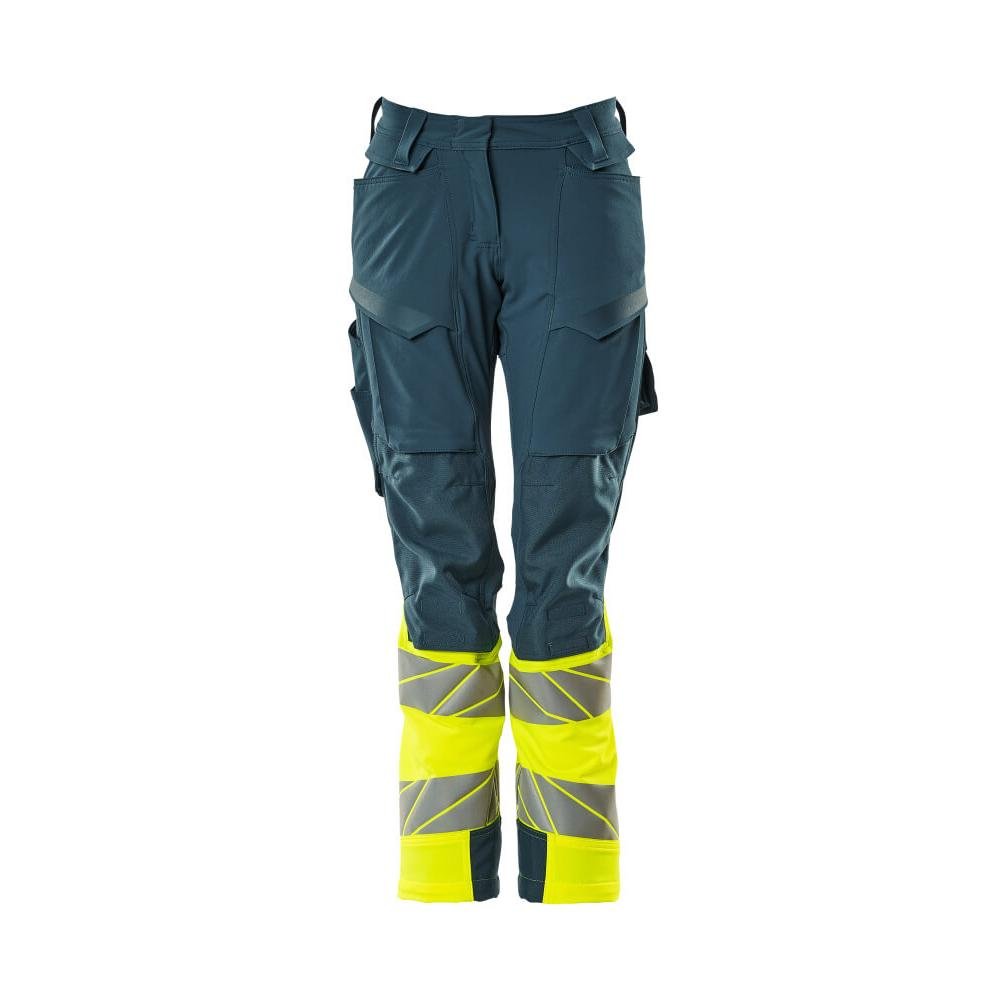 Kalhoty, dámské, DIAMOND, kapsy na kolenou, strečové kalhoty