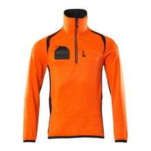 Fleece svetr s krátkým zipem mikrofleecová bunda