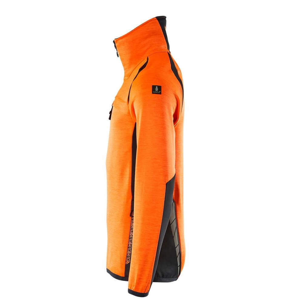 Fleece svetr s krátkým zipem mikrofleecová bunda