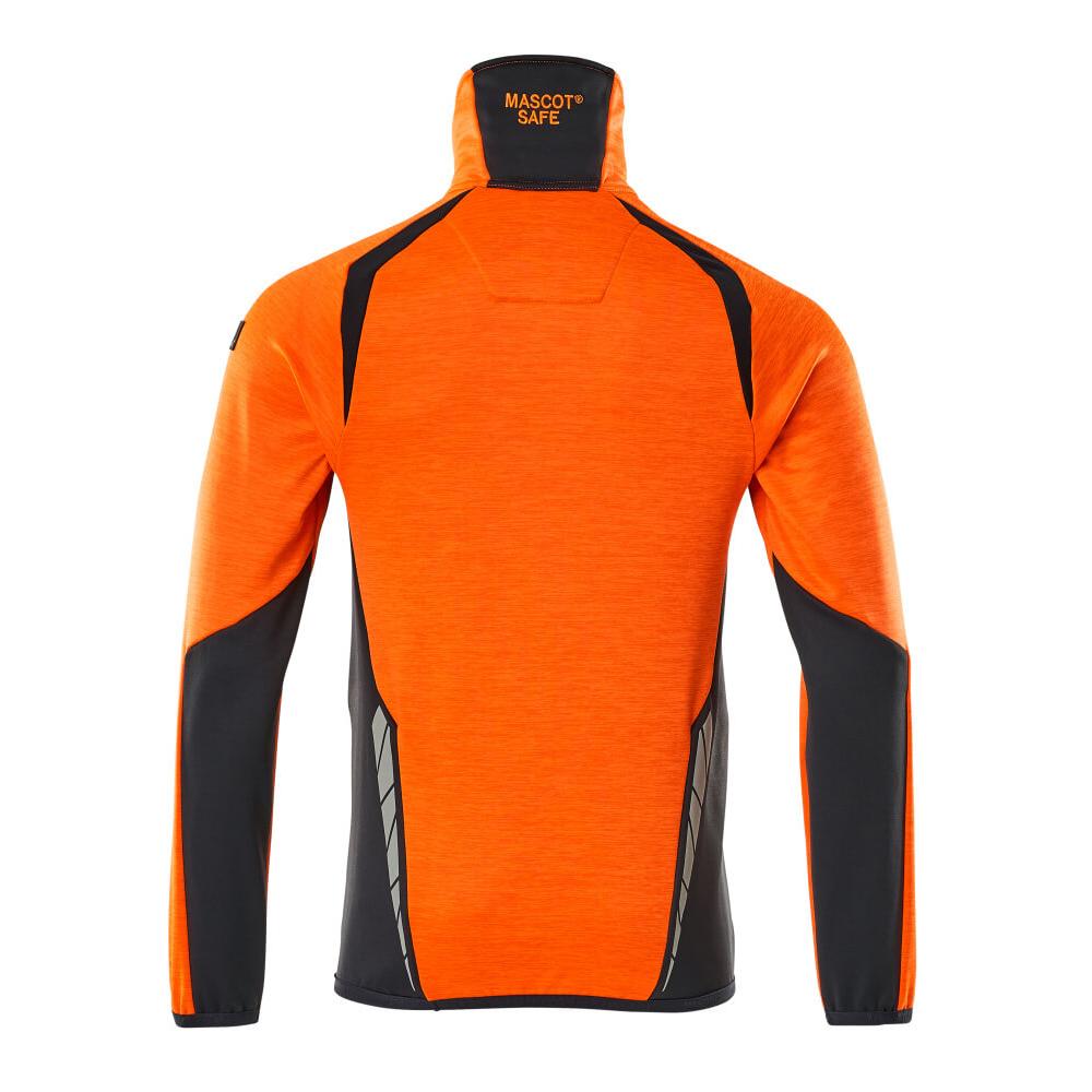 Fleece svetr s krátkým zipem mikrofleecová bunda