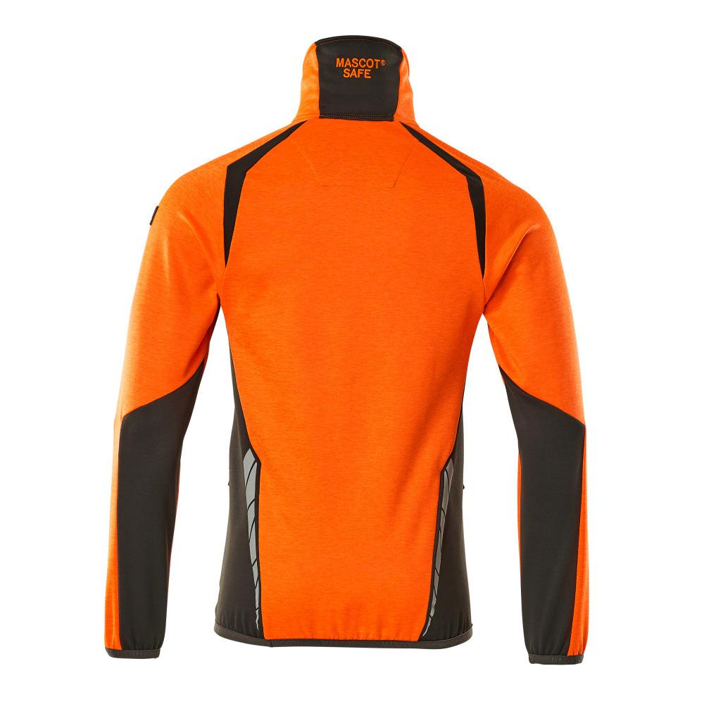 Fleece svetr s krátkým zipem mikrofleecová bunda