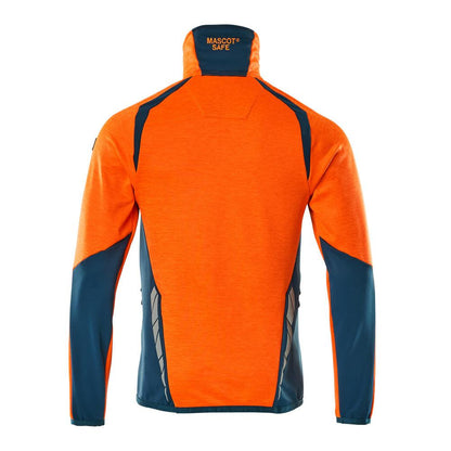 Fleece svetr s krátkým zipem mikrofleecová bunda