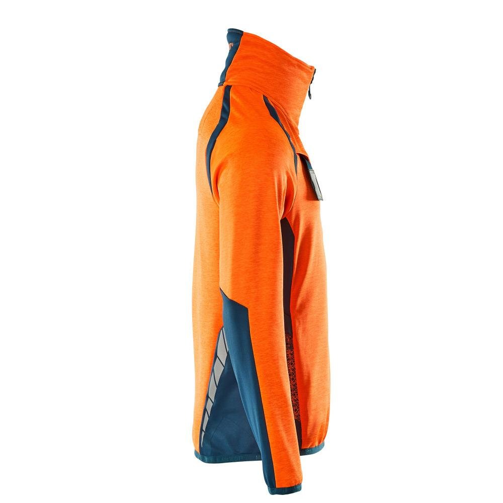Fleece svetr s krátkým zipem mikrofleecová bunda