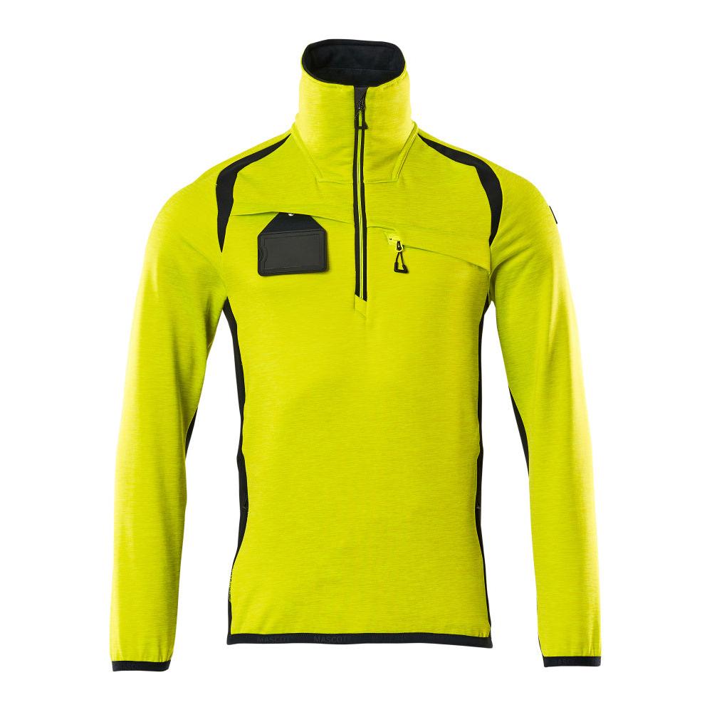 Fleece svetr s krátkým zipem mikrofleecová bunda